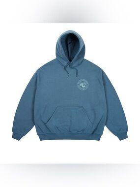 Palace Cherub Hood SS25 Size XXL Blue Hoodie Logo Hooded Sweatshirt Deadstock